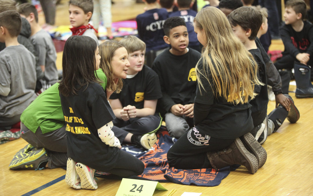 students at battle of the books 2018