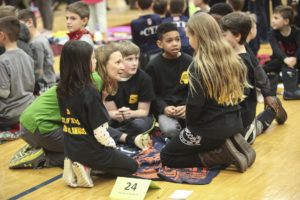 students at battle of the books 2018