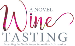 a novel wine tasting logo
