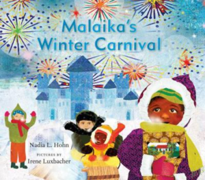 Malaika's winter carnival book cover