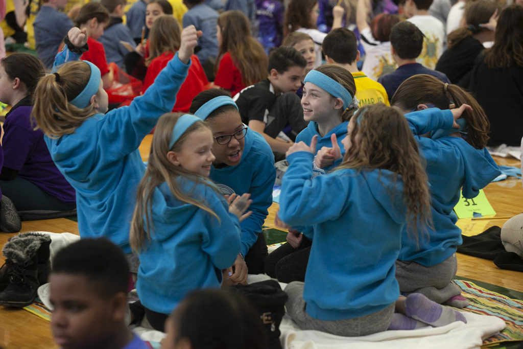 teams answer questions - photo by Tony Lowe