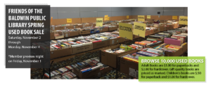 Fall 2019 used book sale