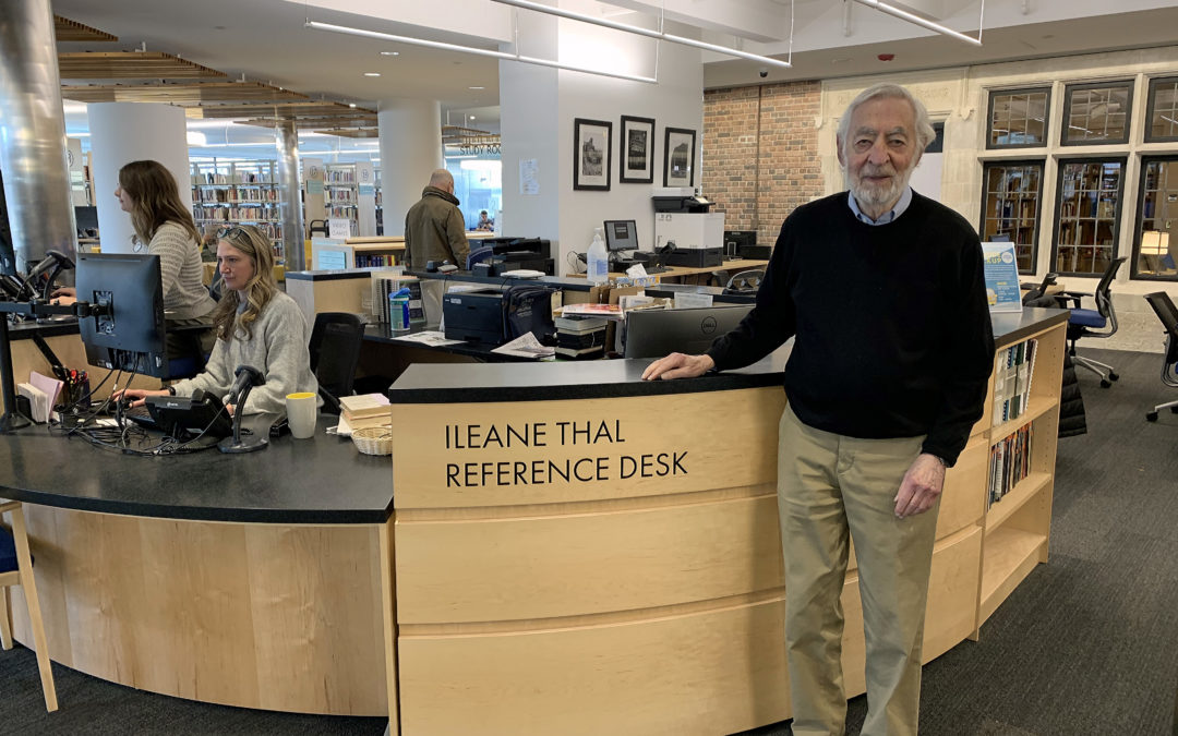 Baldwin Public Library Unveils Ileane Thal Reference Desk