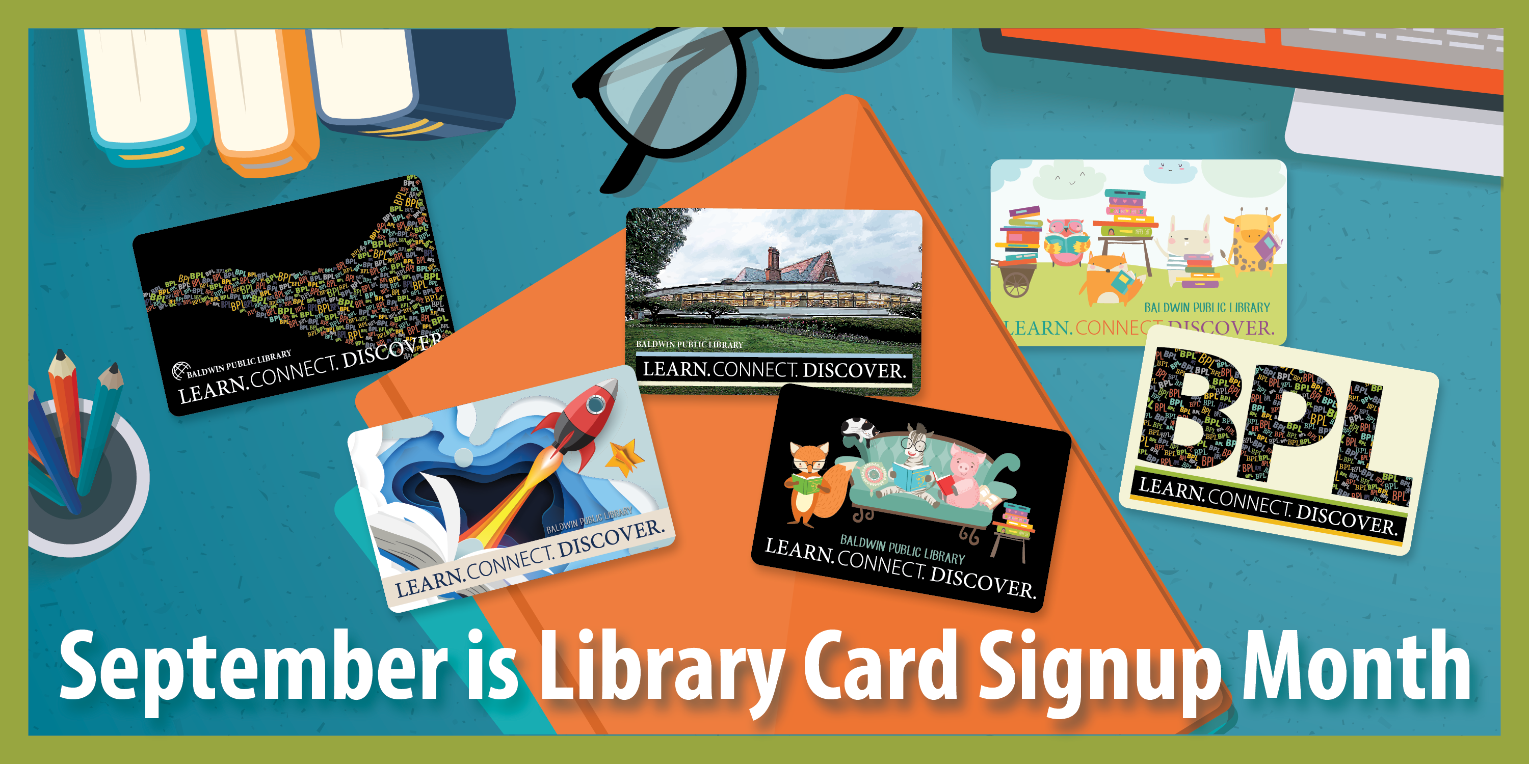 September is Library Card Signup Month