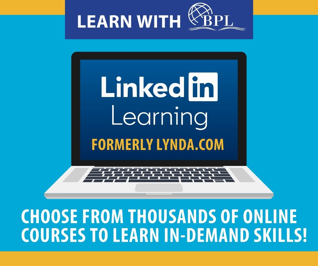 Learn new skills with LinkedIn learning, formerly Lynda.com