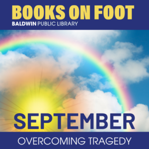 books on foot september badge