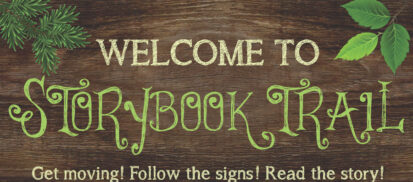 Storybook Trail welcome sign