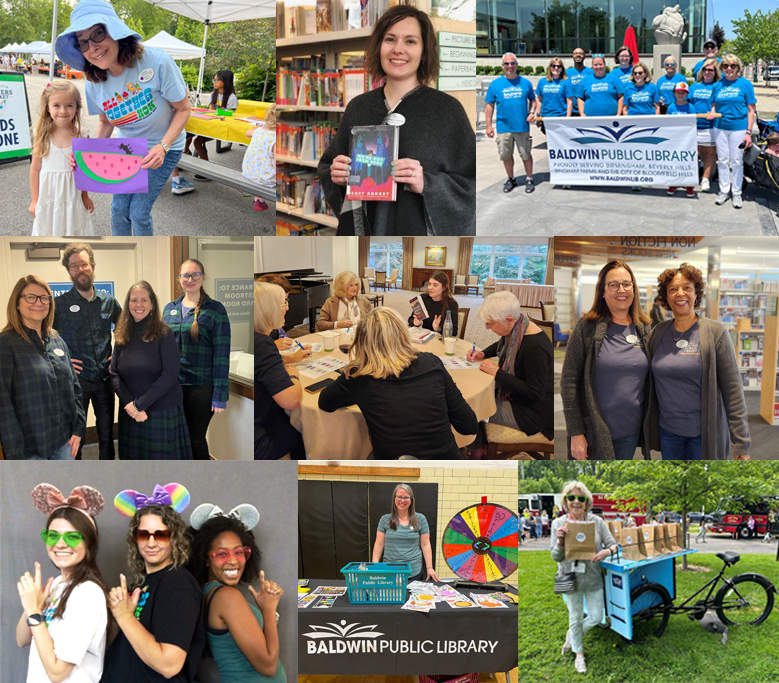 Baldwin staff members working at community events