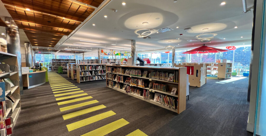 library's youth room entrance