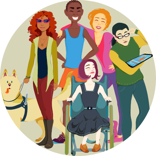 Characters w_ disabilities books on foot 2025 April Romantasy
