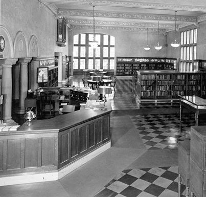 Old Circulation Desk in 1927 Grand Hall