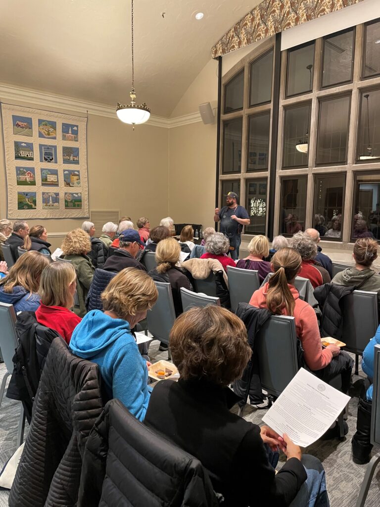 Library program in Jeanne Lloyd Room