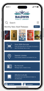 screen shot of app functions