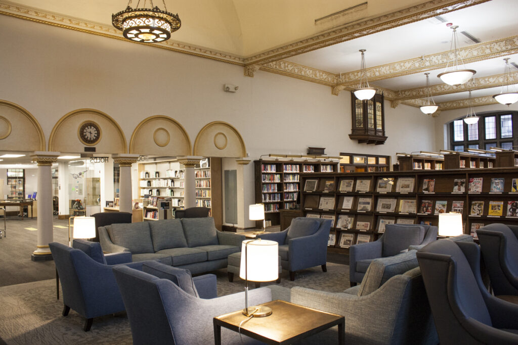 Grand Hall at Baldwin Public Library